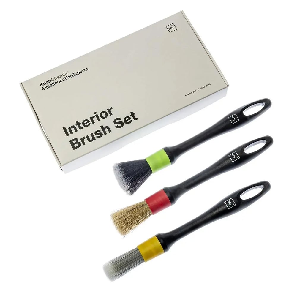 كوش كيمي — طقم فرش المقصورة Interior Brush Set — طقم 3 فرش