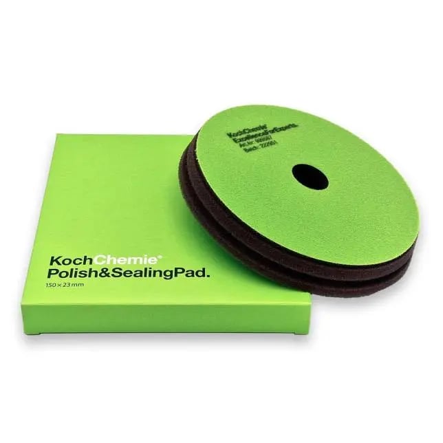 كوش كيمي — باد التشطيب الأخضر Polish & Sealing Foam Pad — 6 بوصات — 150 مم